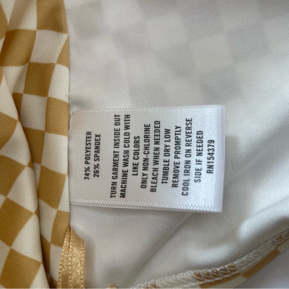 Aeropostale Checker Flex High-Waisted A-Line Skort & Matching Racerback Bra Tank - Picture 10 of 16